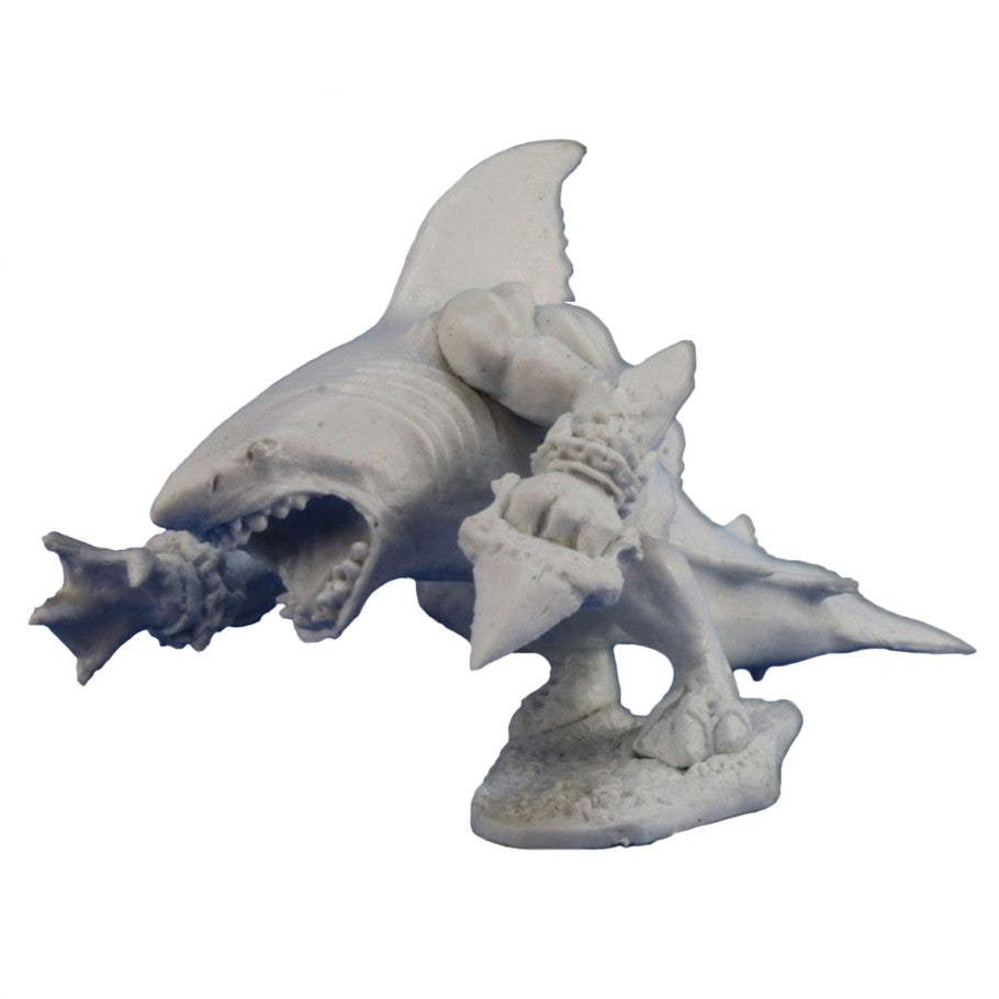 Reaper Miniatures: Bones: Karnege Gorefathom, Sharkman