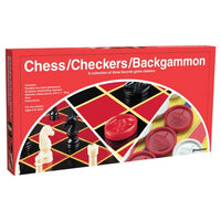 Chess, Checkers, and Backgammon (Folding Board) - On the Table Games