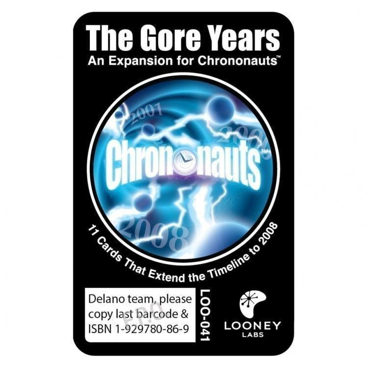 Chrononauts Expansion - The Gore Years - On the Table Games